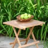 mutoni pleasure Garten Beistelltisch Simuk Teak Natur 50X50> Garten Couchtische Und Beistelltische