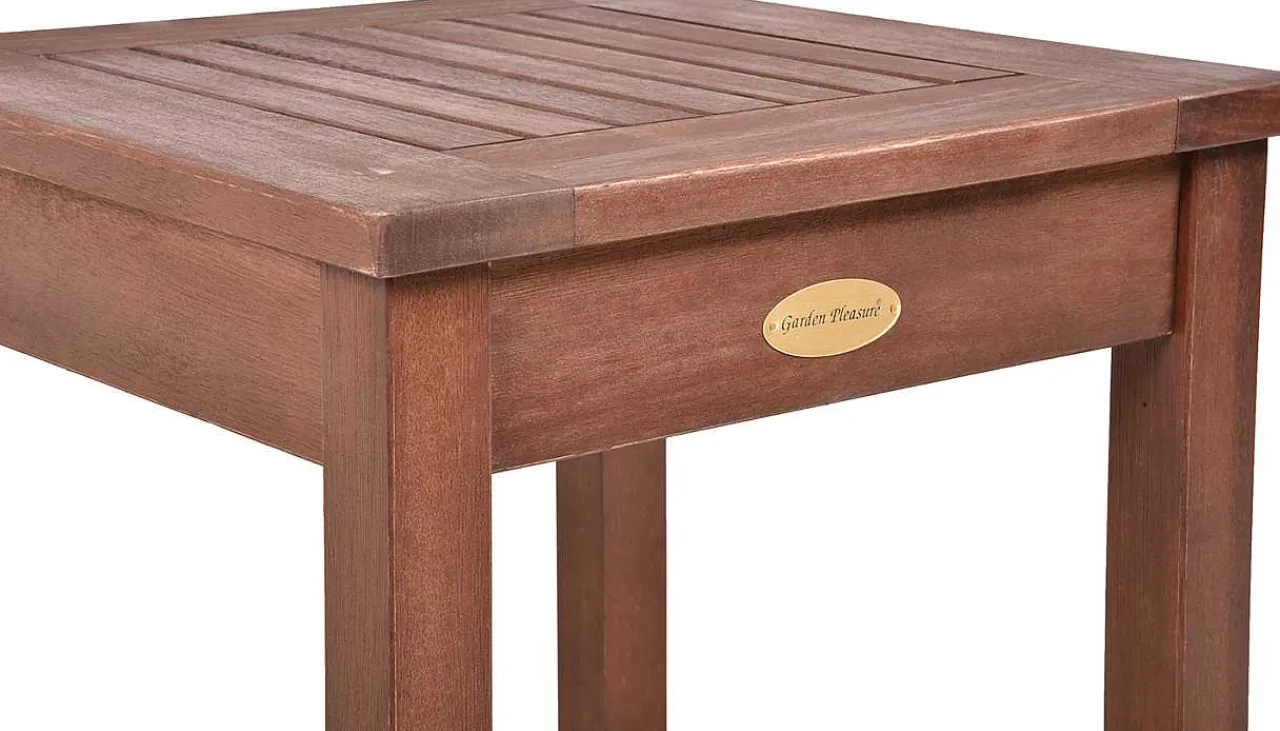 mutoni pleasure Garten Beistelltisch Sonora Eukalyptus Dunkelbraun 40X40> Garten Couchtische Und Beistelltische