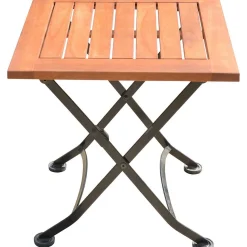 mutoni pleasure Garten Beistelltisch Wien Eukalyptus Natur 45X45> Garten Couchtische Und Beistelltische