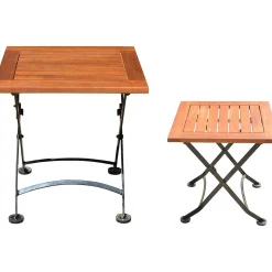 mutoni pleasure Garten Beistelltisch Wien Eukalyptus Natur 45X45> Garten Couchtische Und Beistelltische