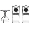 mutoni lifestyle Garten Bistro-Set Huston Tisch Und 2 Klappstühle> Balkon-Sets