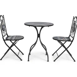 mutoni lifestyle Garten Bistro-Set Huston Tisch Und 2 Klappstühle><noscript><img width=