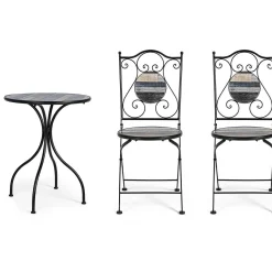 mutoni lifestyle Garten Bistro-Set Huston Tisch Und 2 Klappstühle><noscript><img width=