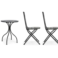 mutoni lifestyle Garten Bistro-Set Huston Tisch Und 2 Klappstühle><noscript><img width=