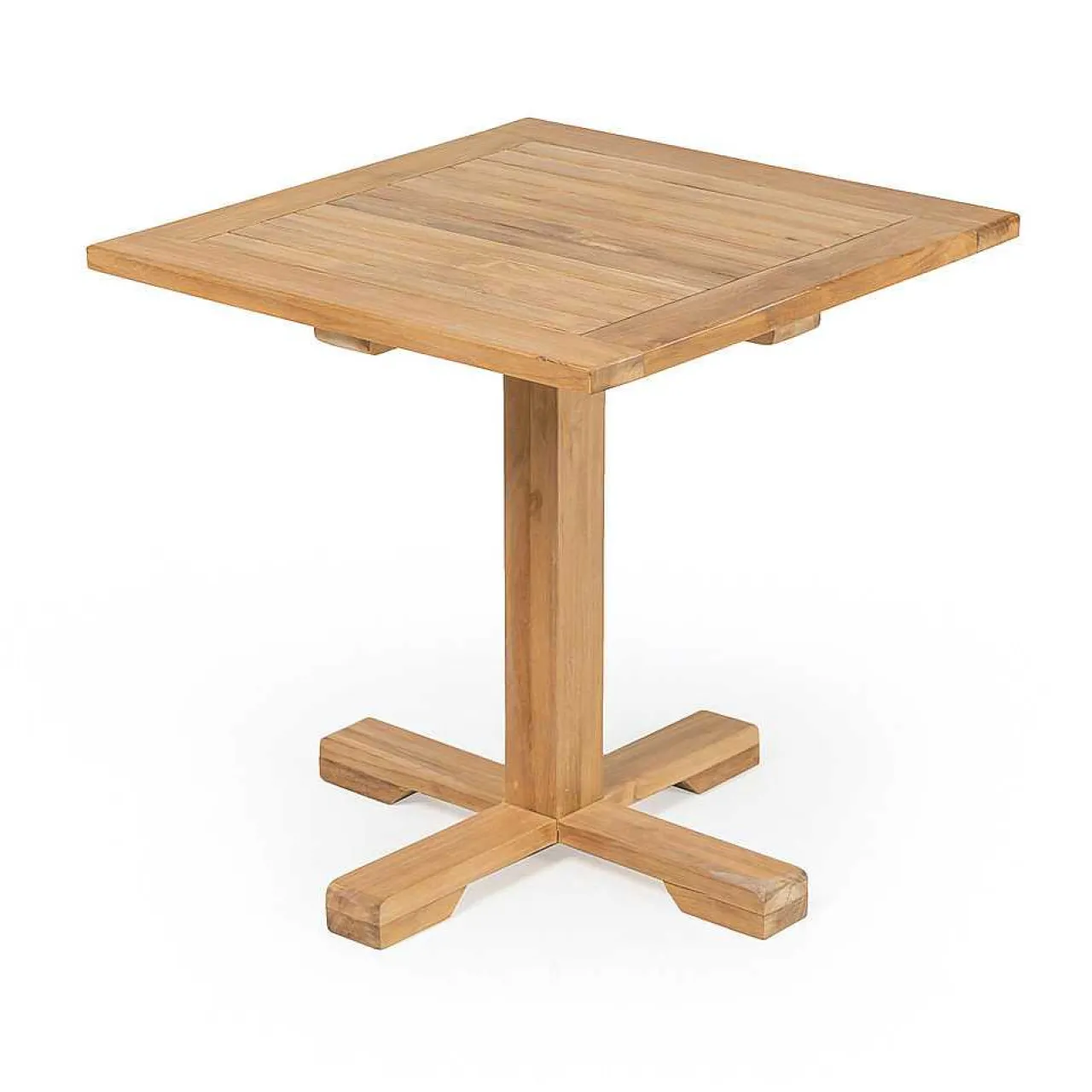mutoni ethnic Garten Bistrotisch Lomi Teak 70X70> Bistrotische