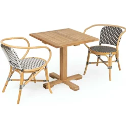 mutoni ethnic Garten Bistrotisch Lomi Teak 70X70><noscript><img width=