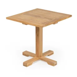 mutoni ethnic Garten Bistrotisch Lomi Teak 80X80> Bistrotische