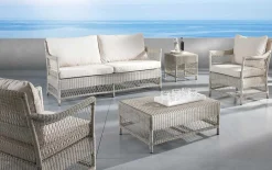 mutoni ethnic Garten Couchtisch Camille Polyrattan Bianco Wash 90X60><noscript><img width=