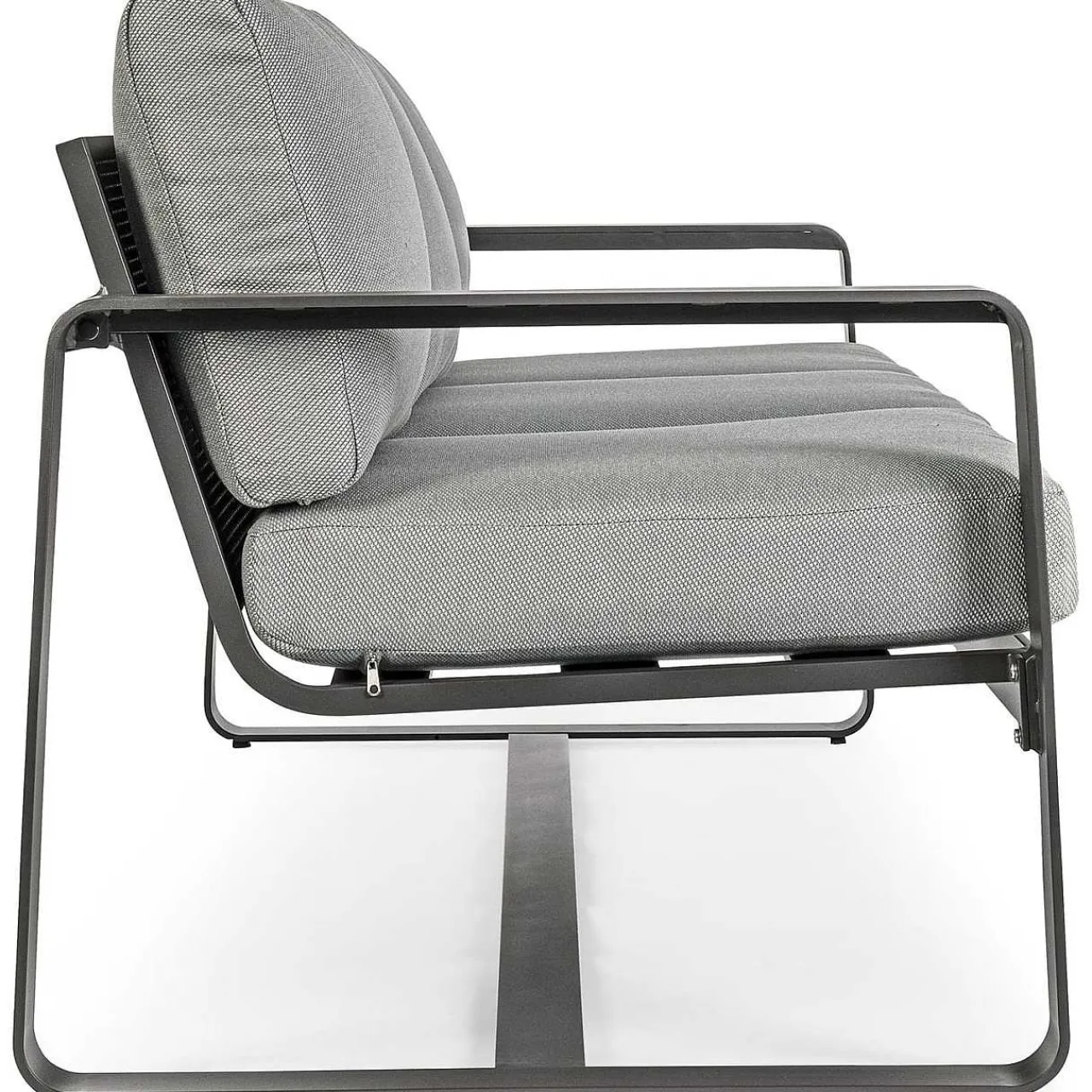 mutoni lifestyle Garten 3Er-Sofa Merrigan Mit Kissen Anthrazit> Gartensofas