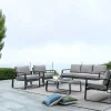 mutoni lifestyle Garten 2Er-Sofa Merrigan Mit Kissen Anthrazit> Gartensofas