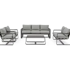 mutoni lifestyle Garten 2Er-Sofa Merrigan Mit Kissen Anthrazit><noscript><img width=