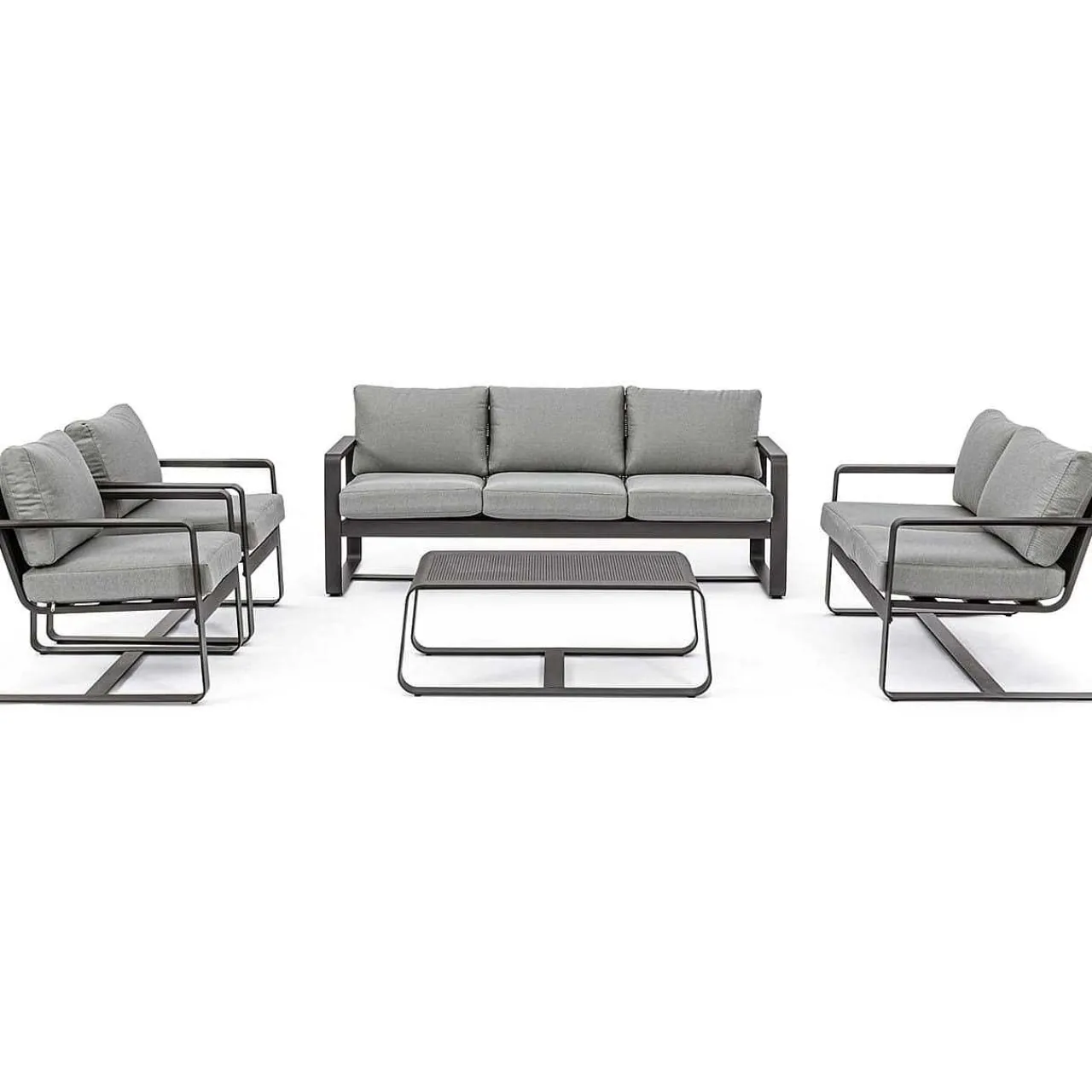 mutoni lifestyle Garten 2Er-Sofa Merrigan Mit Kissen Anthrazit> Gartensofas