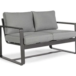 mutoni lifestyle Garten 2Er-Sofa Merrigan Mit Kissen Anthrazit><noscript><img width=