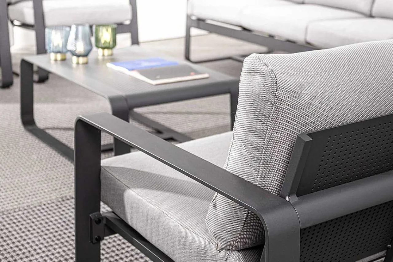 mutoni lifestyle Garten 2Er-Sofa Merrigan Mit Kissen Anthrazit> Gartensofas