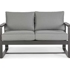 mutoni lifestyle Garten 2Er-Sofa Merrigan Mit Kissen Anthrazit><noscript><img width=