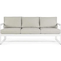mutoni lifestyle Garten 3Er-Sofa Merrigan Mit Kissen Weiss> Gartensofas