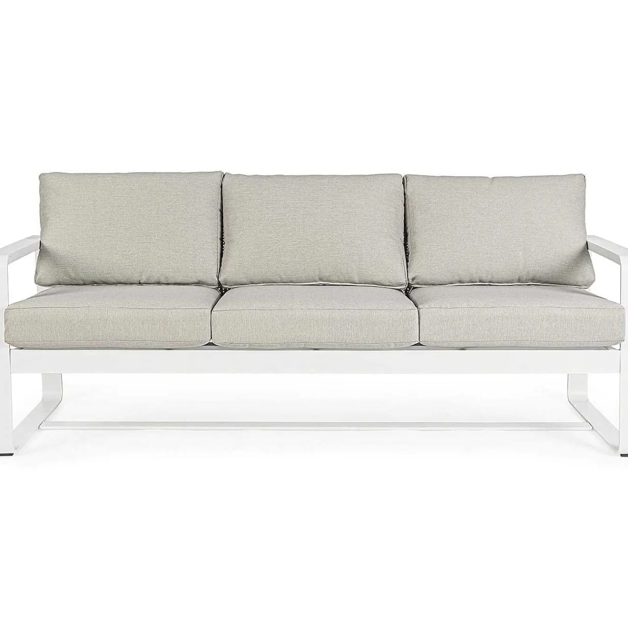 mutoni lifestyle Garten 3Er-Sofa Merrigan Mit Kissen Weiss> Gartensofas