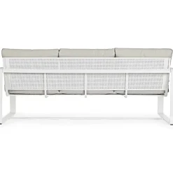 mutoni lifestyle Garten 3Er-Sofa Merrigan Mit Kissen Weiss><noscript><img width=