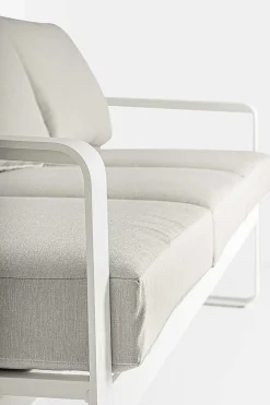 mutoni lifestyle Garten 3Er-Sofa Merrigan Mit Kissen Weiss><noscript><img width=