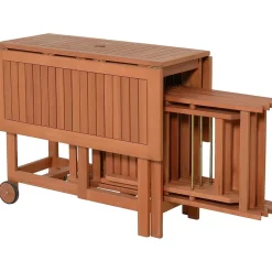 mutoni pleasure Garten Essgruppe Anaheim Eukalyptus Braun (5-Tlg)><noscript><img width=
