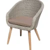 mutoni pleasure Garten Essgruppe Arvada Akazie Natur Grau (5-Tlg)> Garten Essgruppen