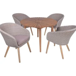 mutoni pleasure Garten Essgruppe Fremont Ii Rund (5-Tlg)> Garten Essgruppen