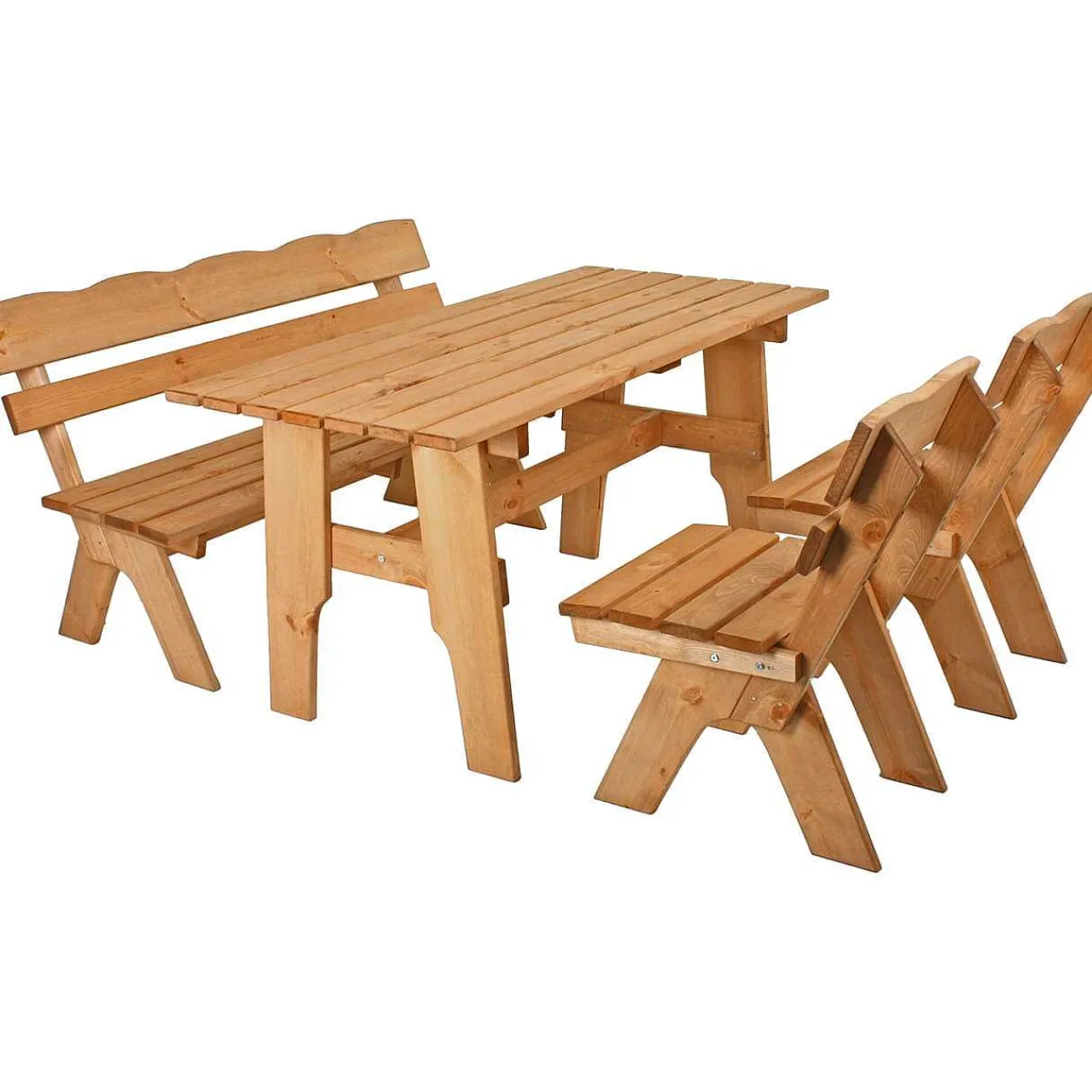 mutoni pleasure Garten Essgruppe Schwarzwald Kiefer Natur (4-Tlg)> Garten Essgruppen