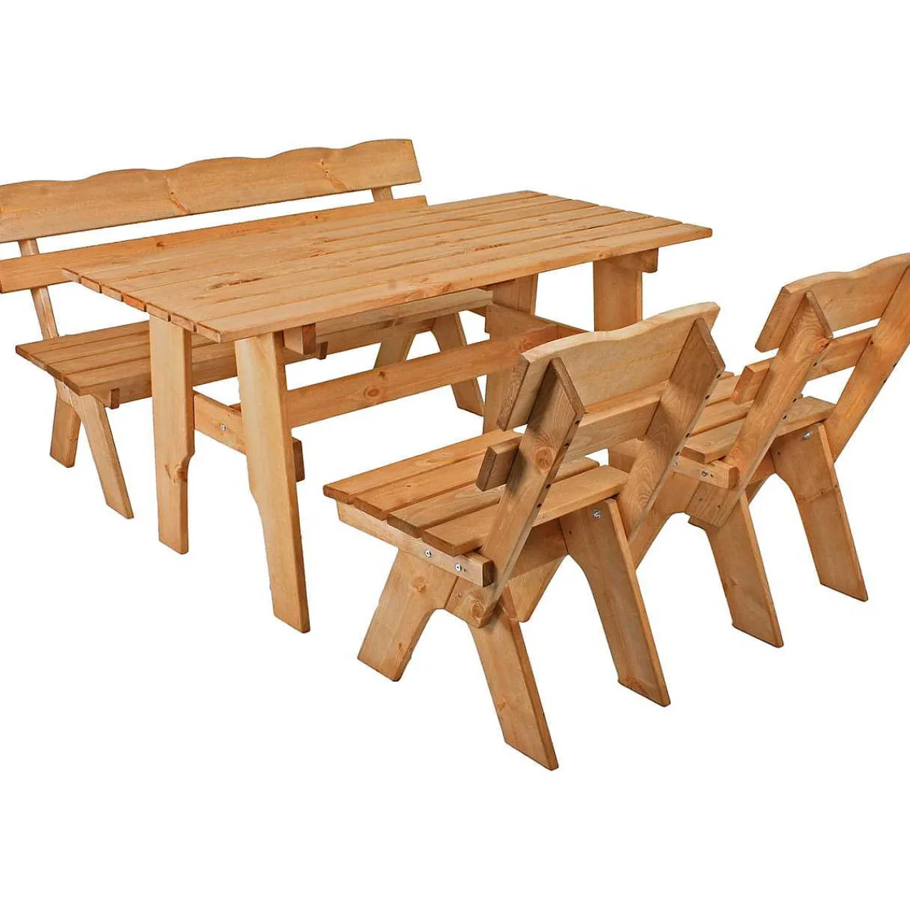 mutoni pleasure Garten Essgruppe Schwarzwald Kiefer Natur (4-Tlg)> Garten Essgruppen