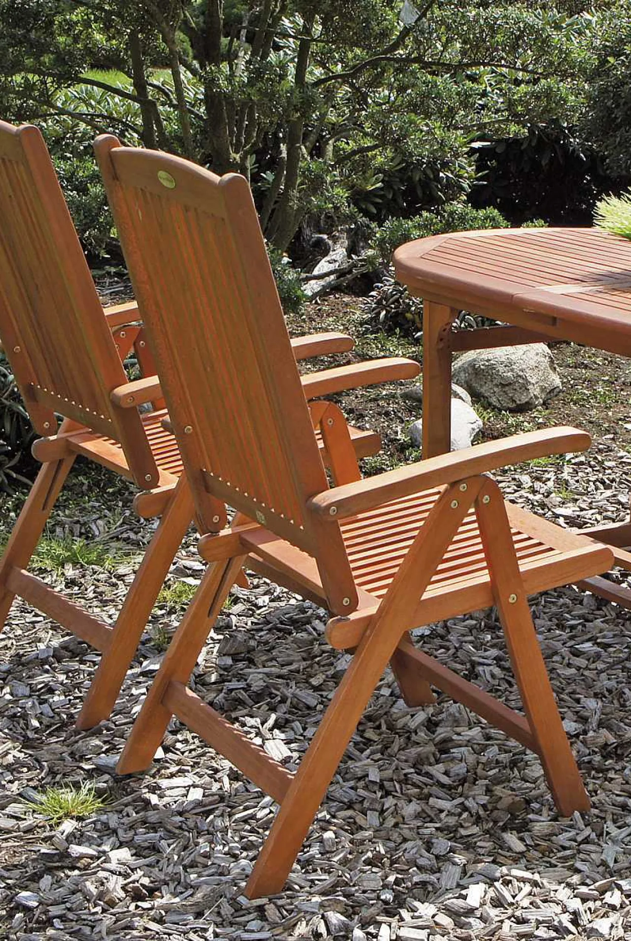 mutoni pleasure Garten Essgruppe Stockholm Eukalyptus Natur (7-Tlg)> Garten Essgruppen