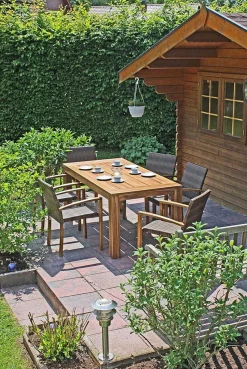 mutoni pleasure Garten Essgruppe Topeka Akazie Braun (7-Tlg)><noscript><img width=