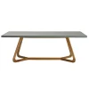 mutoni ethnic Garten Esstisch Corinto Teak Mikrozement 210X100> Garten Esstische