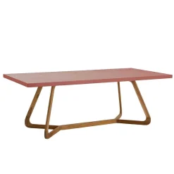 mutoni ethnic Garten Esstisch Corinto Teak Mikrozement 180X90> Garten Esstische