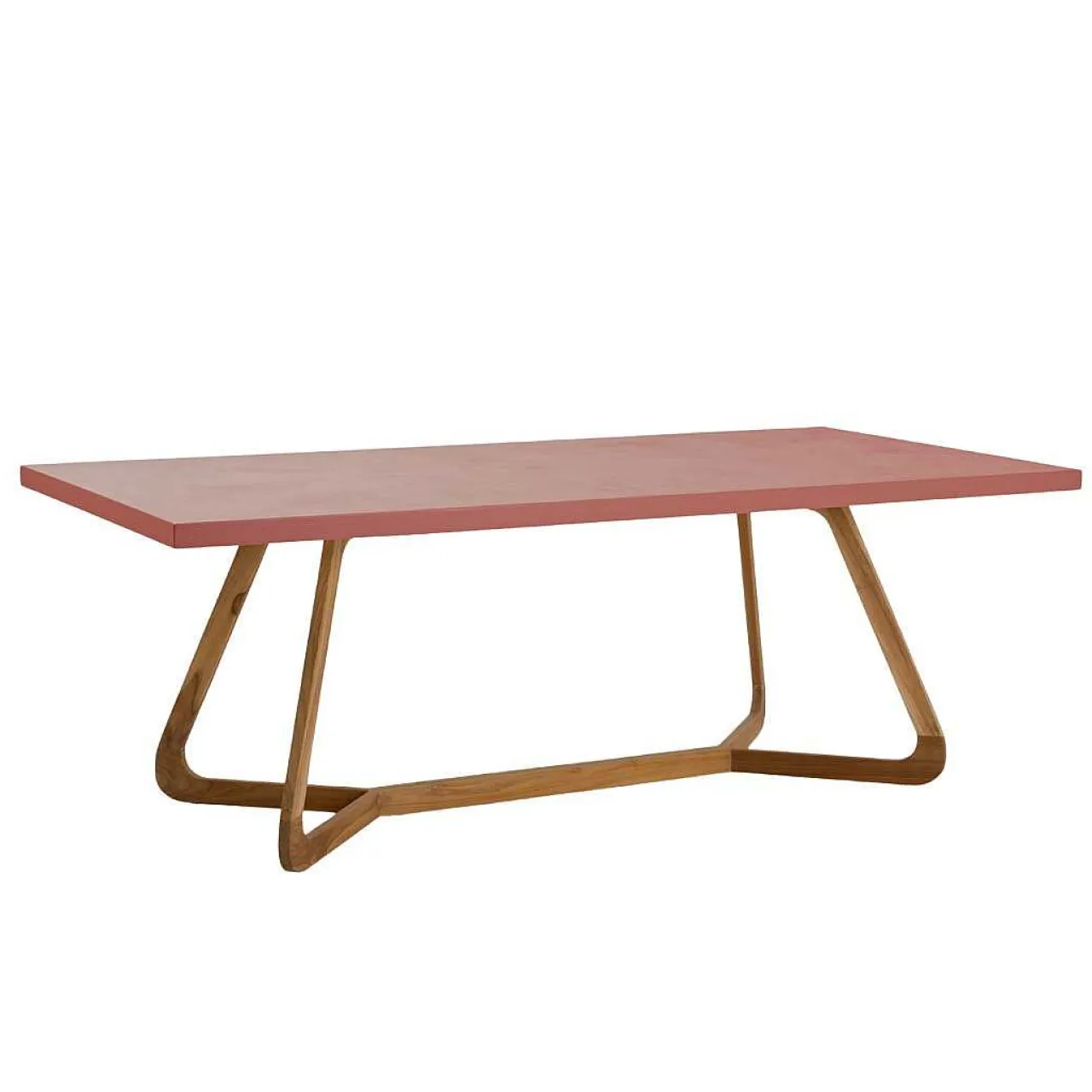 mutoni ethnic Garten Esstisch Corinto Teak Mikrozement 180X90> Garten Esstische