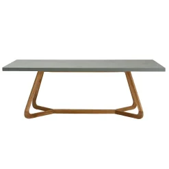mutoni ethnic Garten Esstisch Corinto Teak Mikrozement 180X90><noscript><img width=