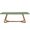 mutoni ethnic Garten Esstisch Corinto Teak Mikrozement 240X110> Garten Esstische