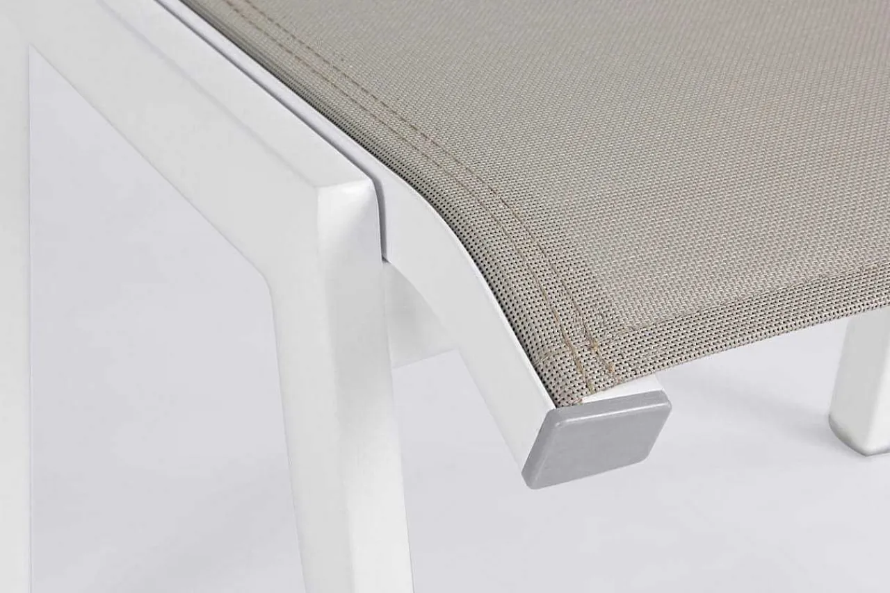 mutoni lifestyle Garten Fusshocker Cruise Weiss Gk50> Gartenhocker