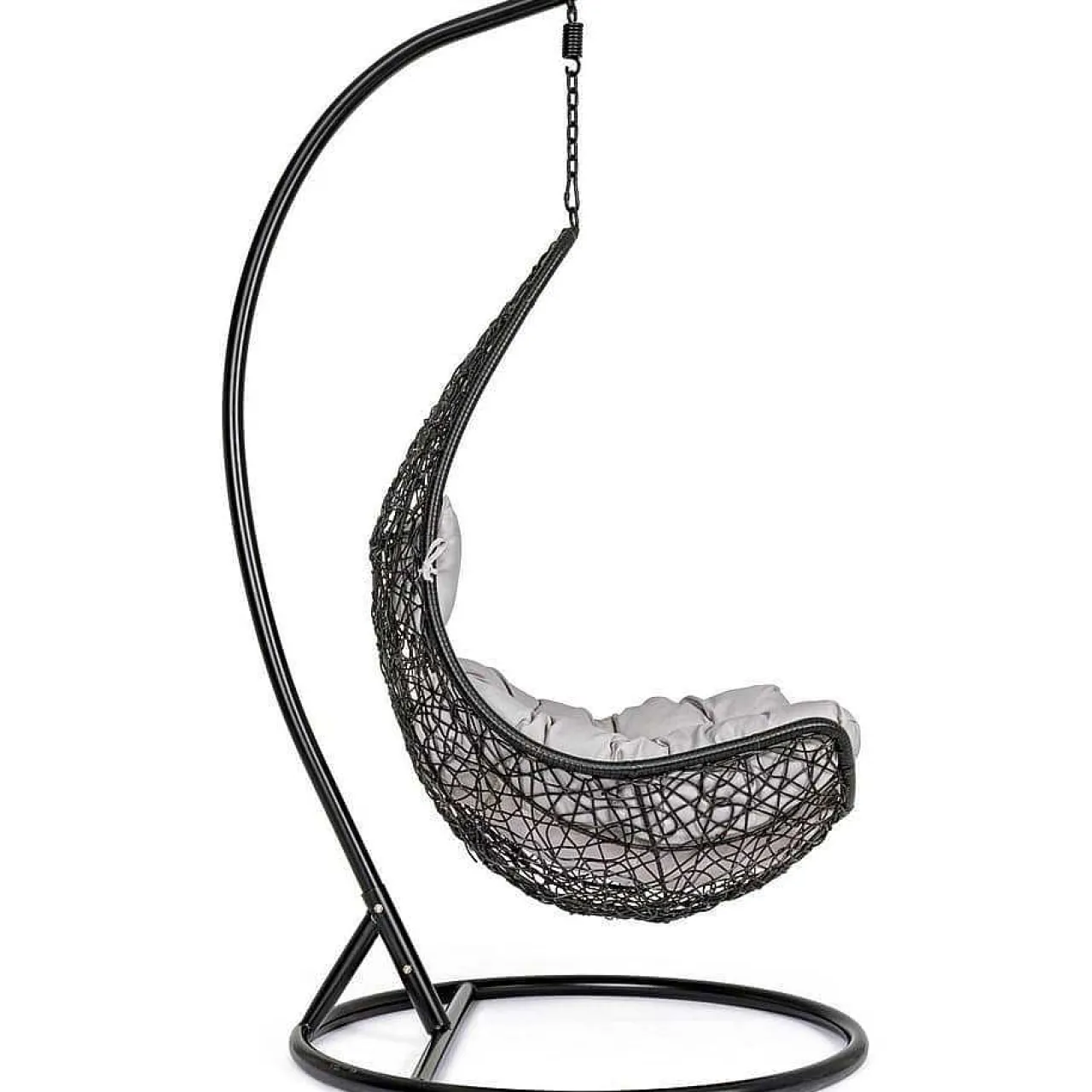 mutoni lifestyle Garten Hängesessel Amirantes Mit Kissen Schwarz> Hängesessel Und Hängeschaukel