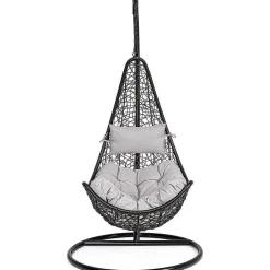 mutoni lifestyle Garten Hängesessel Amirantes Mit Kissen Schwarz> Hängesessel Und Hängeschaukel