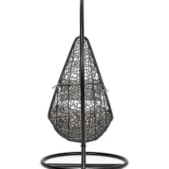 mutoni lifestyle Garten Hängesessel Amirantes Mit Kissen Schwarz><noscript><img width=