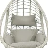 mutoni lifestyle Garten Hängesessel Caracas Mit Kissen Grau> Hängesessel Und Hängeschaukel