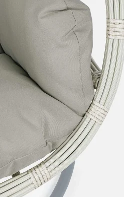 mutoni lifestyle Garten Hängesessel Caracas Mit Kissen Grau><noscript><img width=
