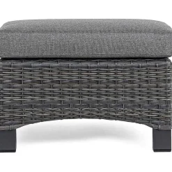 mutoni lifestyle Garten Hocker Britton Mit Kissen Anthrazit> Gartenhocker