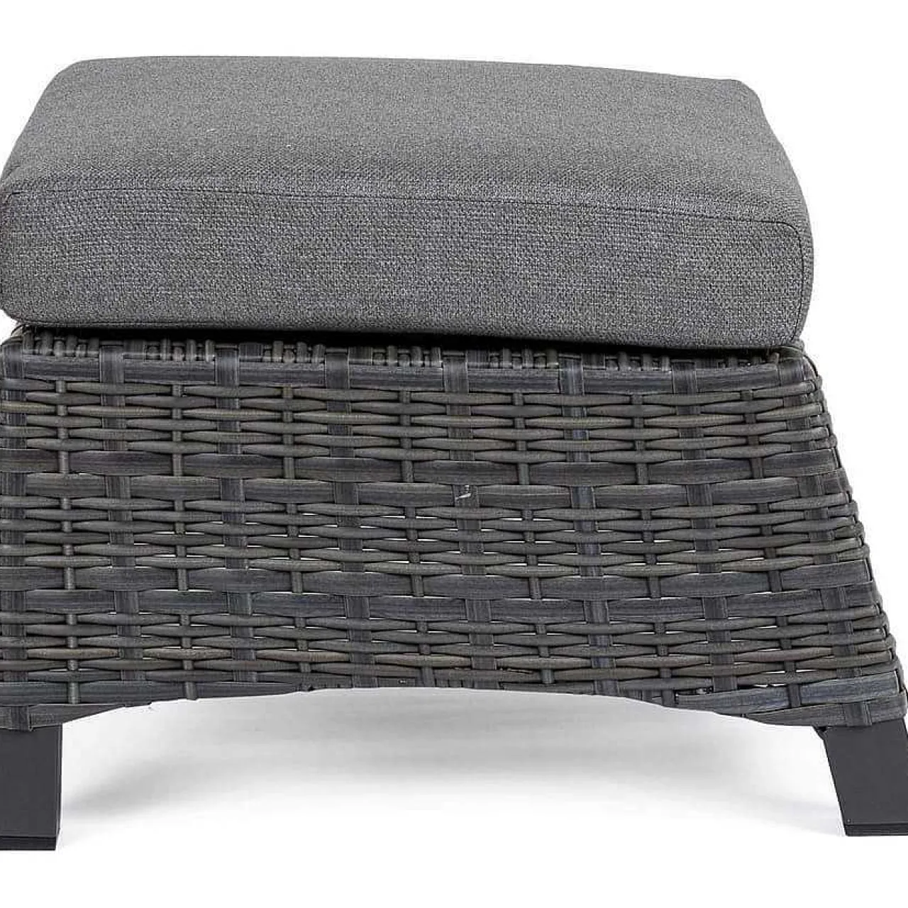 mutoni lifestyle Garten Hocker Britton Mit Kissen Anthrazit> Gartenhocker