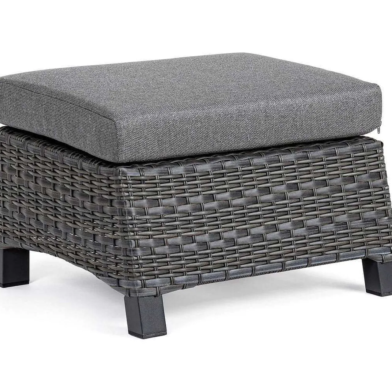 mutoni lifestyle Garten Hocker Britton Mit Kissen Anthrazit> Gartenhocker