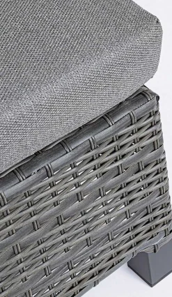 mutoni lifestyle Garten Hocker Britton Mit Kissen Anthrazit><noscript><img width=