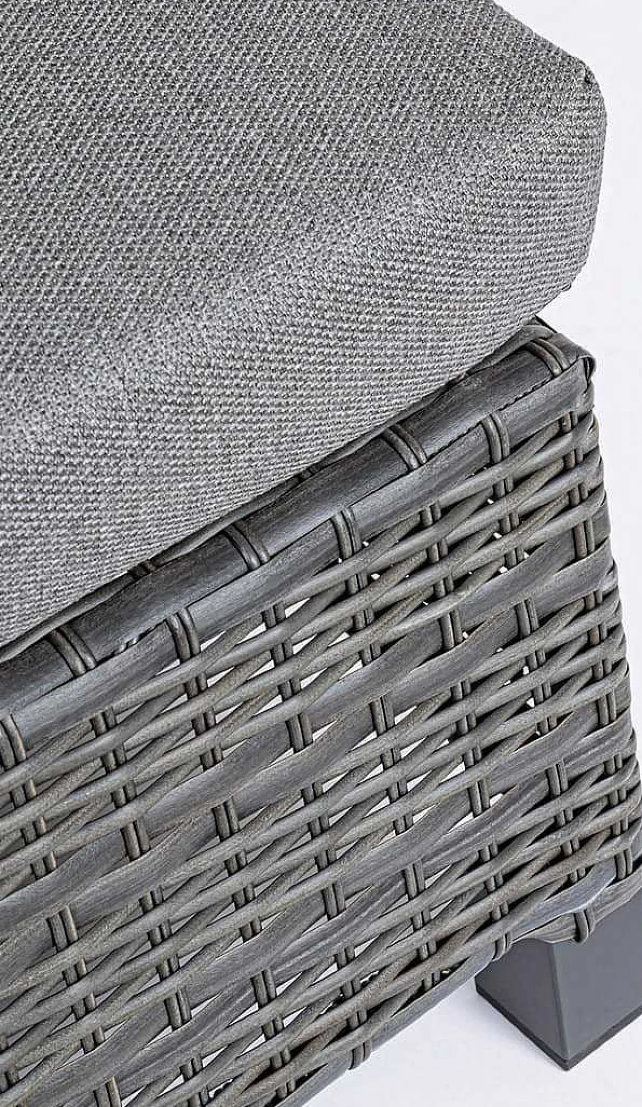 mutoni lifestyle Garten Hocker Britton Mit Kissen Anthrazit> Gartenhocker