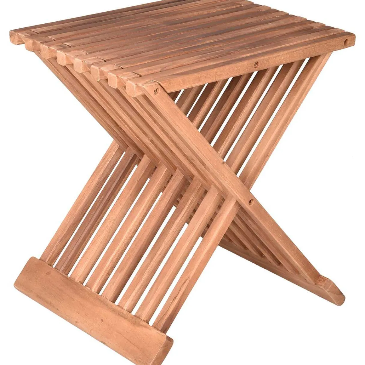 mutoni pleasure Garten Hocker Fani Teak Braun> Gartenhocker