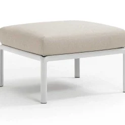 NARDI outdoor Garten Hocker Komodo Weiss Tech Panama 72> Gartenhocker