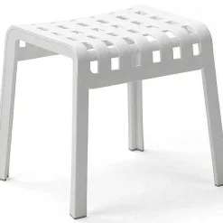 NARDI outdoor Garten Hocker Poggio Weiss> Gartenhocker