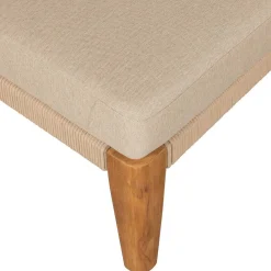 mutoni living Garten Hocker San Remo Teak Sand> Gartenhocker
